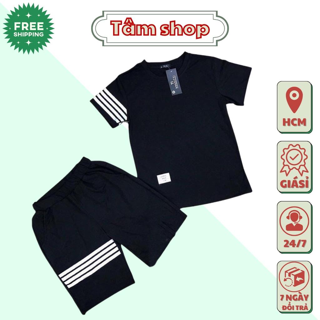 Đồ Bộ Thể Thao Nam Nữ 4 SỌC - Set Quần Áo bốn mùa đẹp cao cấp mặc nhà đi chơi thoải mái 01