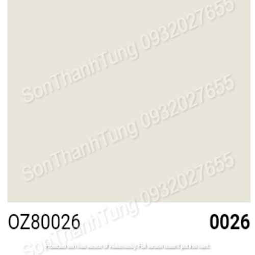 OEXPO ZOCO ANTI-FADE UV FOR EXTERIOR – SƠN NGOẠI THẤT CAO CẤP CHỐNG THẤM & BỀN MÀU VƯỢT TRỘI- OZ 80026