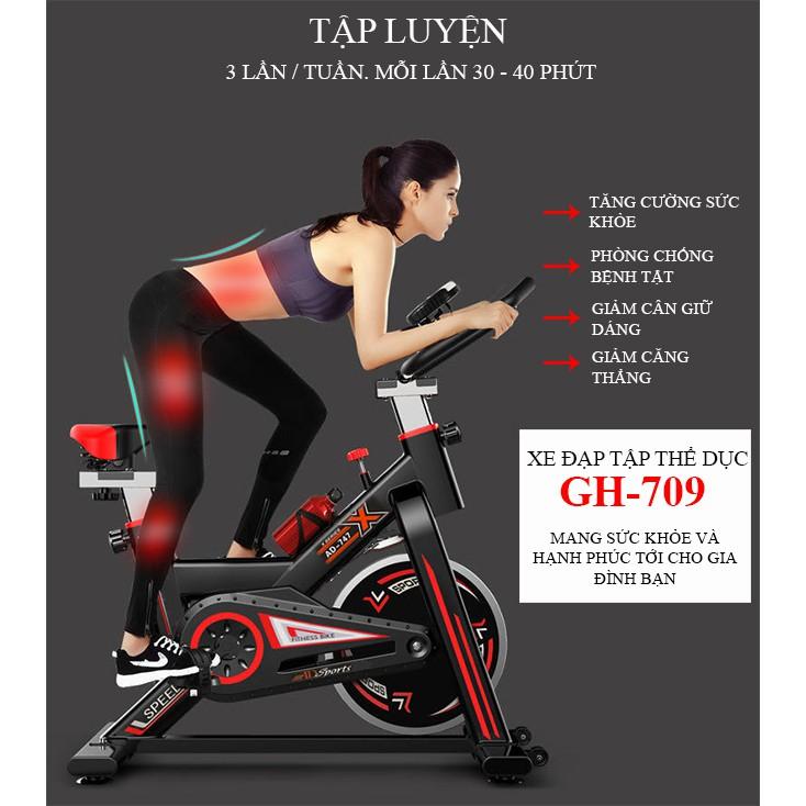 Xe đạp tập thể dục GH-709 | Xe đạp tập Gym tại nhà