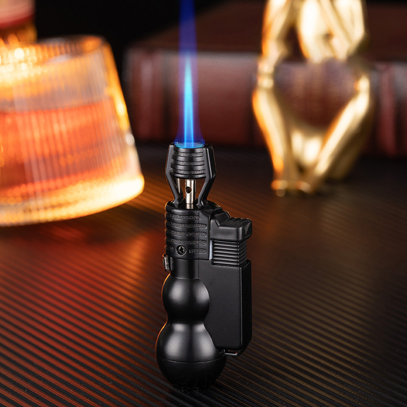 Bật lửa hột quẹt khè đứng BAIRUI BR657 hình hồ lô kim loại - xài gas