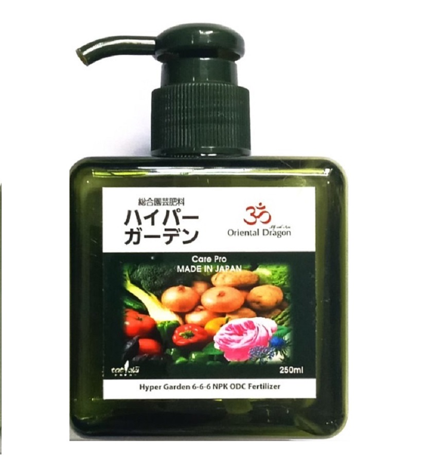 Phân bón hữu cơ Hyper Garden 6.6.6 (250ml) - Nhật - Chuyên dưỡng hoa