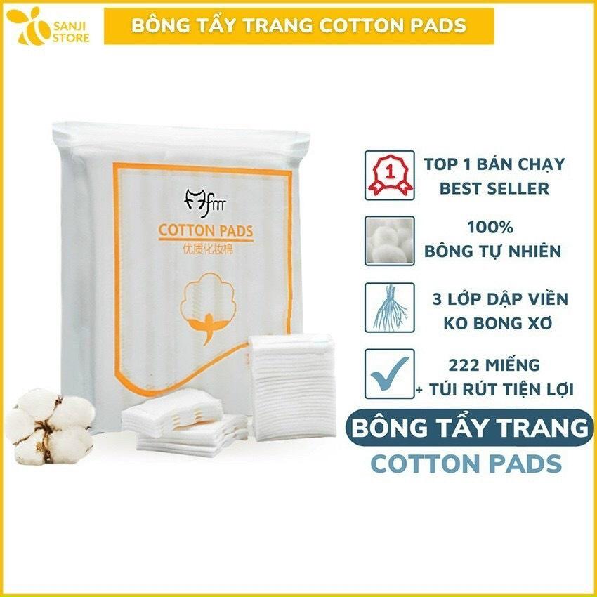 Set 3 Bì Bông Tẩy Trang 222.Không Lo Bị Sơ Hay xù Lông