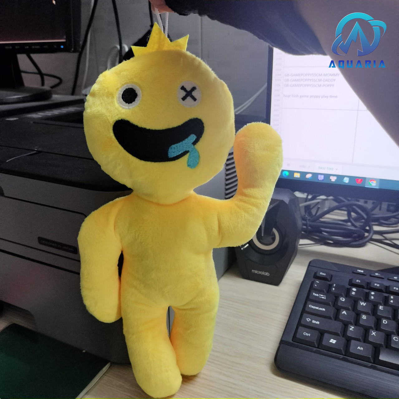 Gấu Bông, Thú Bông Roblox Rainbow Friends Quái Vật Cầu Vồng Ngớ Ngẩn Siêu Dễ Thương 28cm