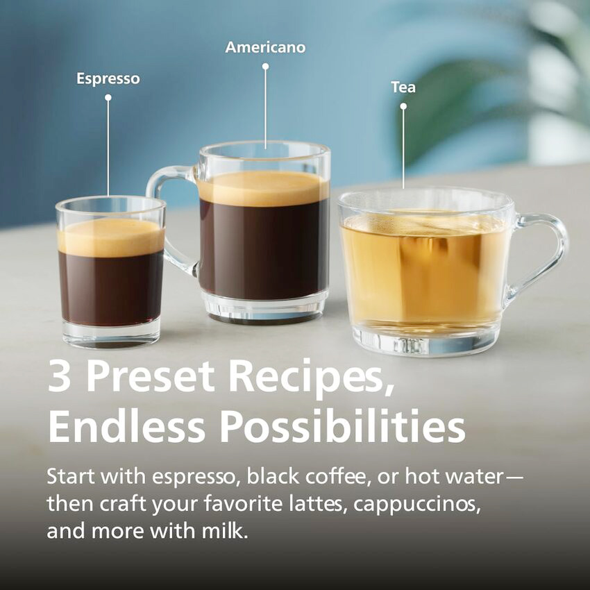 HÀNG NHẬP KHẨU - Máy pha cà phê Espresso, Americano tự động và Capuccino, Latte. Thương hiệu Hà Lan cao cấp Philips - EP1221/69