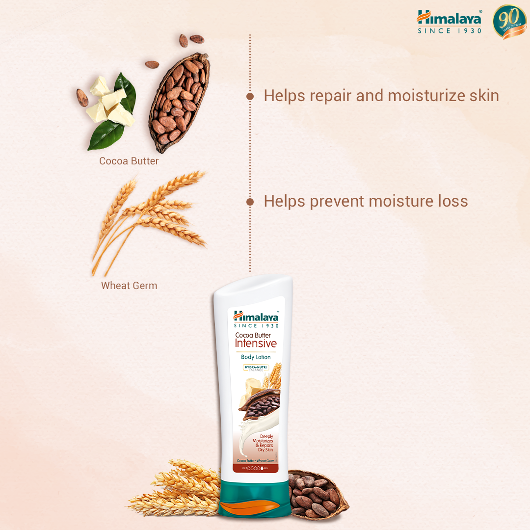 Sữa Dưỡng Thể Bơ Ca Cao Dành Cho Da Khô Himalaya Herbals