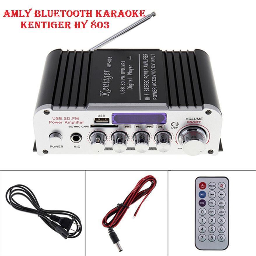 Amply Nào Tốt, Amply 12V, Amly mini Karaoke Kentiger HY 803 Công Suất Lớn Âm Thanh Hay, Âm Bass Chuẩn