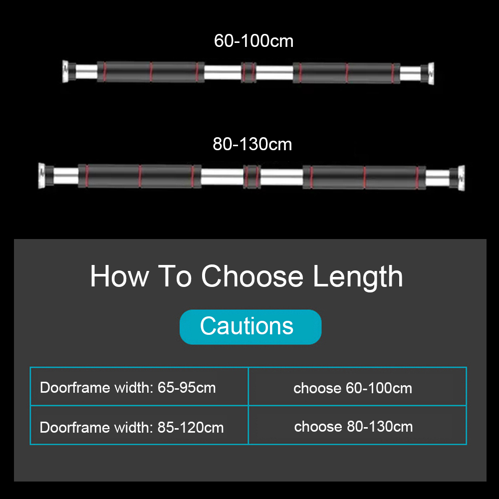 Thanh xà hít có thể điều chỉnh tập thể thao Bars Steel Adjustable Home Gym Workout