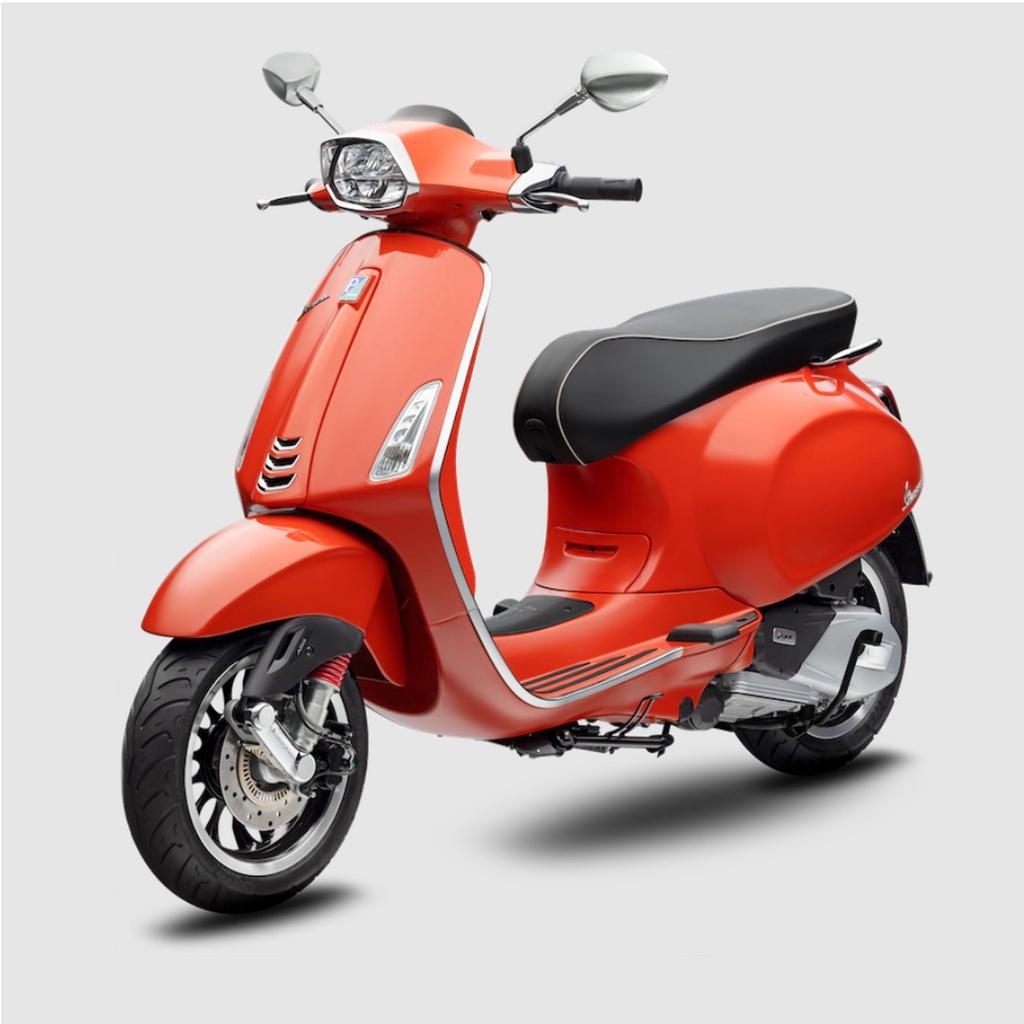 Xe Máy Vespa Sprint 125 ABS LED Màu Cam