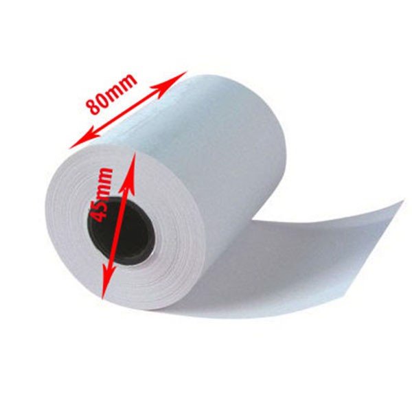 Giấy in bill nhiệt K80 x 45mm bọc bạc