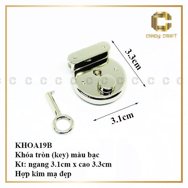 KHOÁ TRÒN KEY 3CM