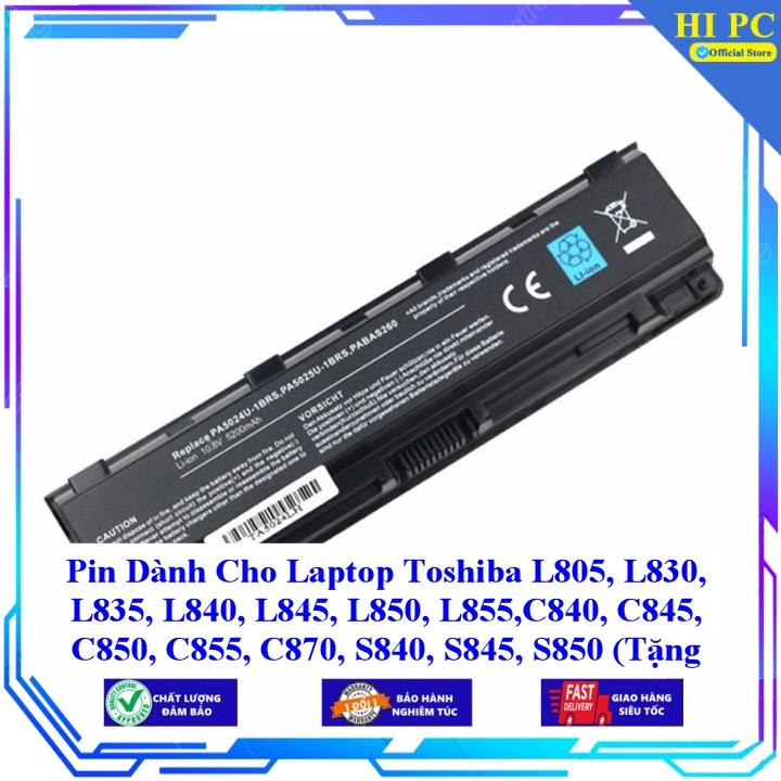 Pin Dành Cho Laptop Toshiba L805 L830 L835 L840 L845 L850 L855 C840 C845 C850 C855 C870 S840 S845 S850  - Hàng Nhập Khẩu