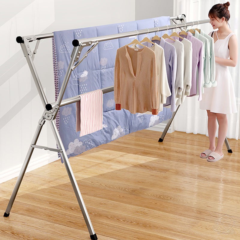 Dàn phơi quần áo inox gấp gọn