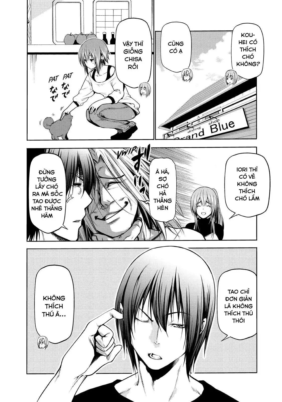 cô gái thích lặn - grand blue chapter 64.5 2
