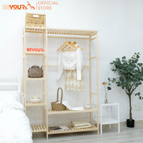 Tủ Treo Quần Áo Gỗ BEYOURs Size Khổng Lồ - Double Hanger Lắp Ráp Dễ Dàng - Nội Thất Phòng Ngủ