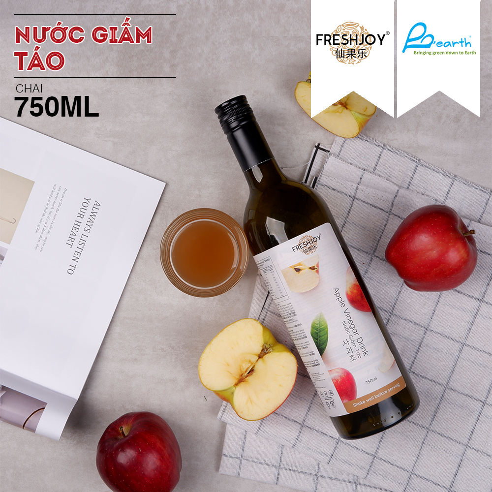 NƯỚC GIẤM UỐNG VỊ TÁO FRESHJOY 750ml