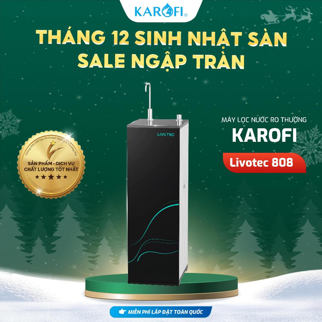 [TẶNG BỘ LÕI] Máy lọc nước RO Livotec 808, 12 lõi lọc gấp đôi vi khoáng - Hàng Chính Hãng