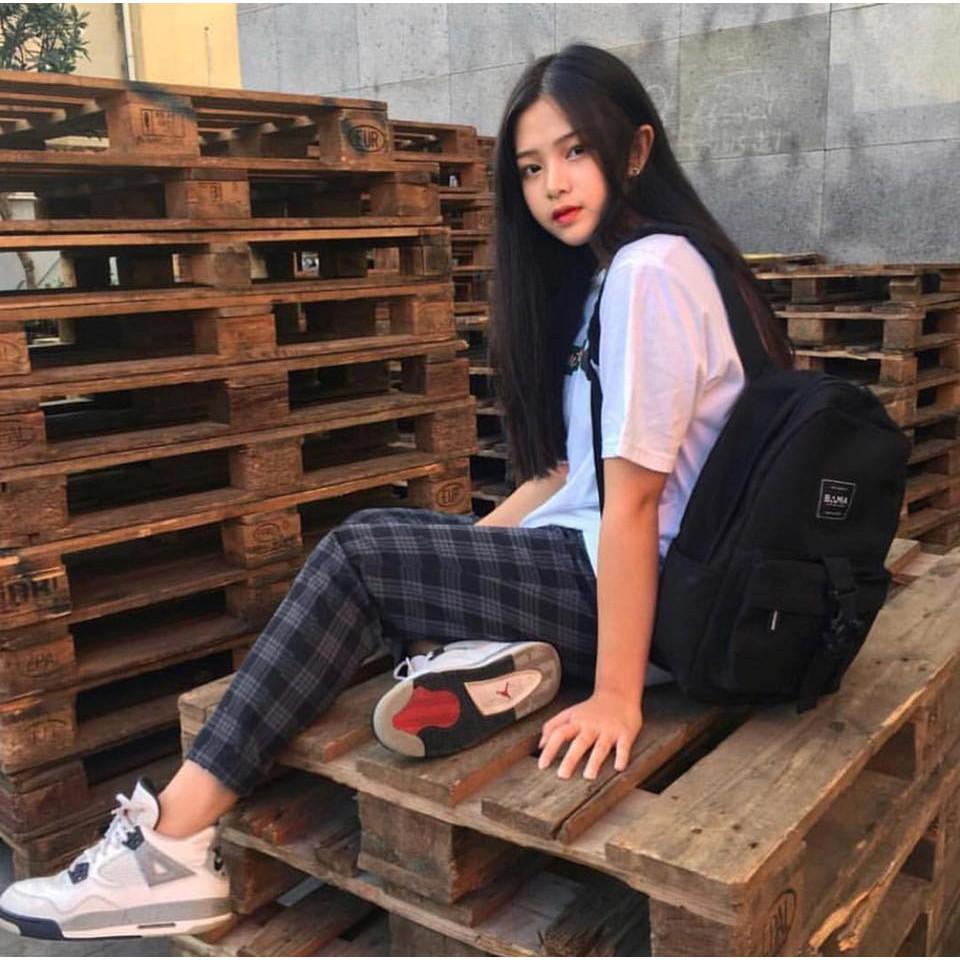 Quần Caro Xám Đen Plaid Pants - Caro Pants - Plaid Pant - Quần sọc ca rô Xanh đen DEGREY