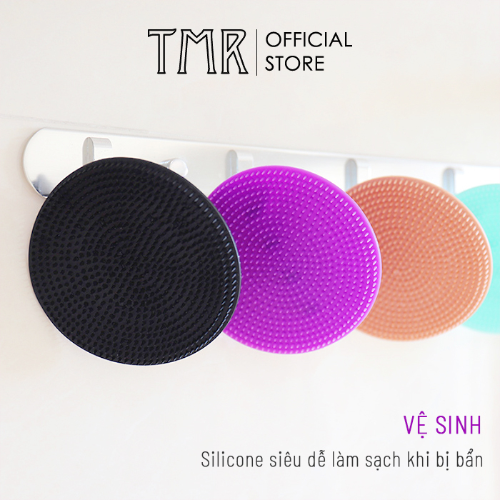 Miếng Pad Tắm Tẩy Tế Bào Chết Silicone Cao Cấp 11cm TMR SC11, nhẹ nhàng làm sạch trên da, giúp da mịn màng