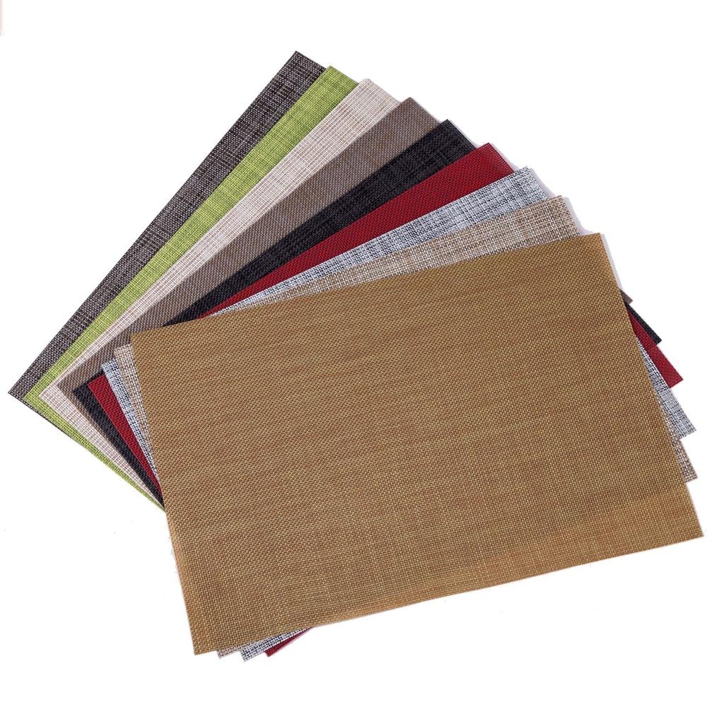 AA 8PCS Household Placemats, Heat-resistant Placemat, Washable Table Mats, Non-slip Placemats for Dining Table
