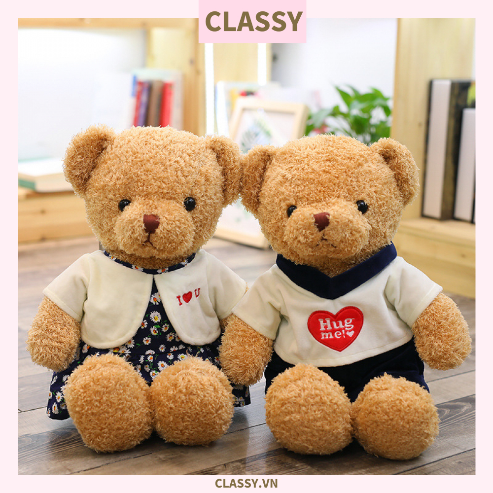 Classy Gấu bông Teddy mặc áo siêu êm siêu mịn B1375