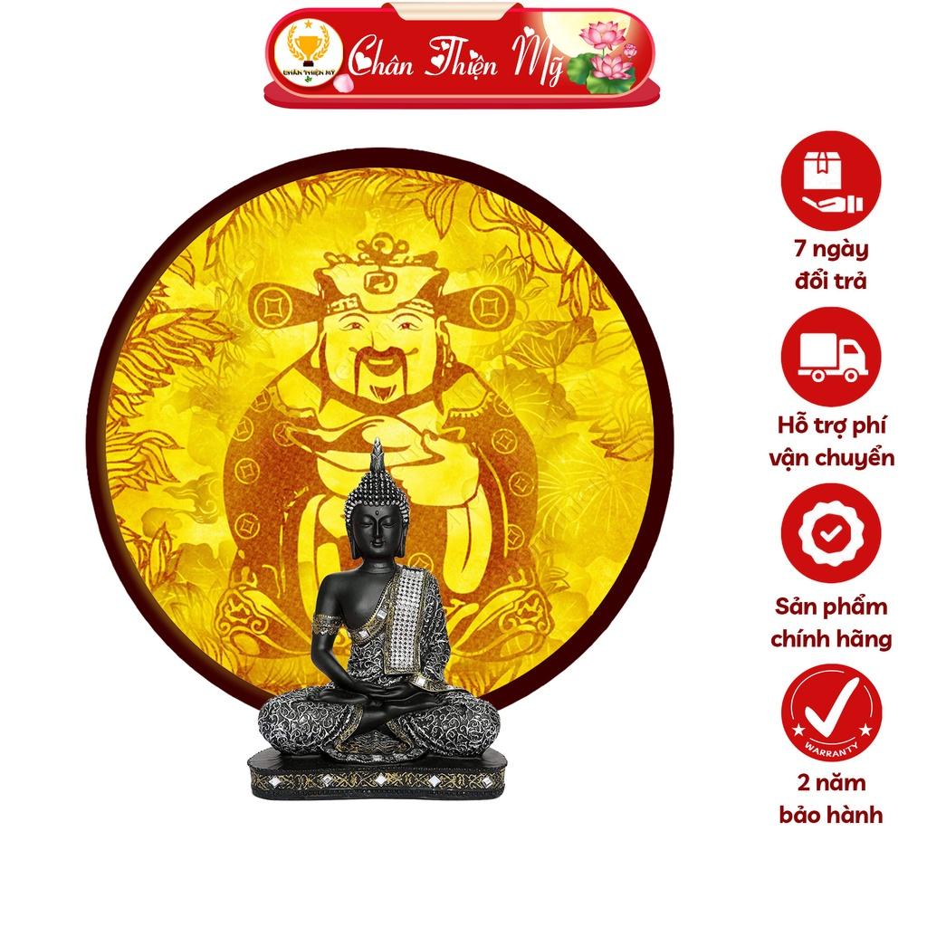 Đèn Thờ Hào Quang Phật Tranh Trúc Chỉ Tròn, Trang Trí Bàn Thờ, Hào Quang Trúc Chỉ Thần Tài TC-HQ-135