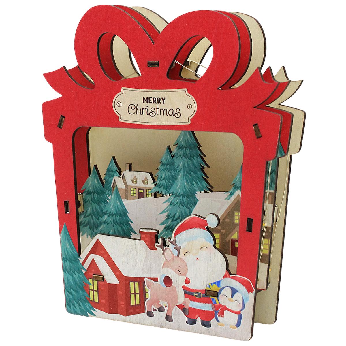 Đèn Gỗ Trang Trí Giáng Sinh - Bách Mộc - Hộp Quà Ngôi Nhà