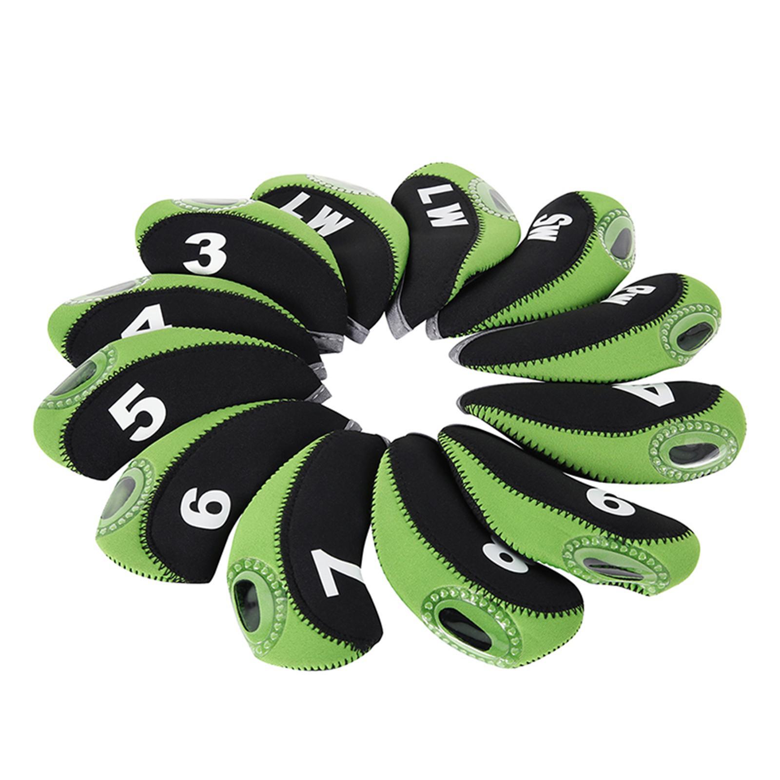 Golf Iron Head Covers Set Golf Wedges Headcovers Protector Guard Golfers