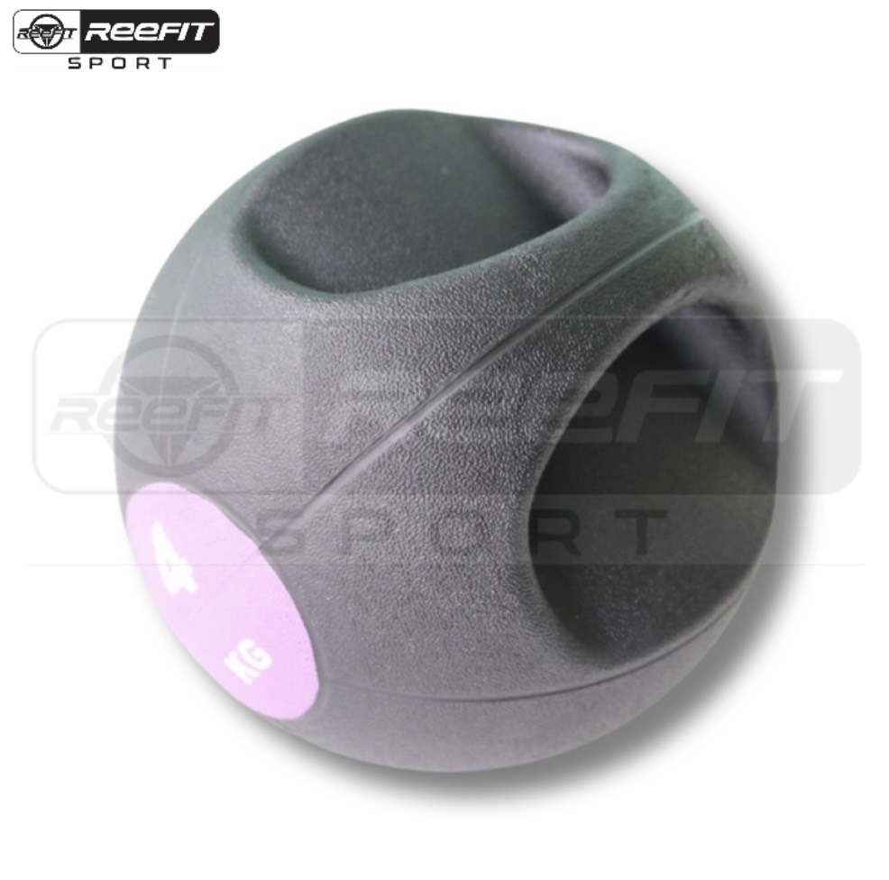 Bóng đập Medicine Ball 4kg có tay cầm RF54002