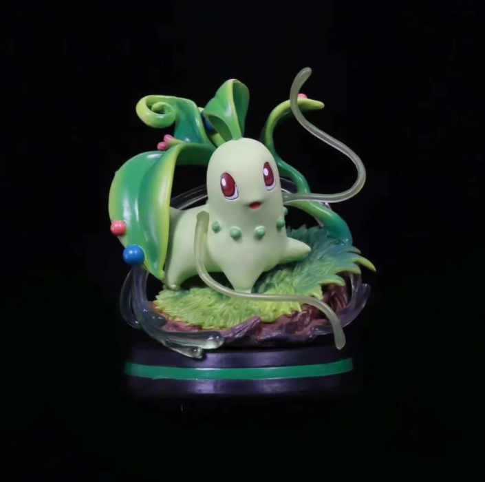 Mô hình Pokemon Chikorita Cúc dại cỏ lá