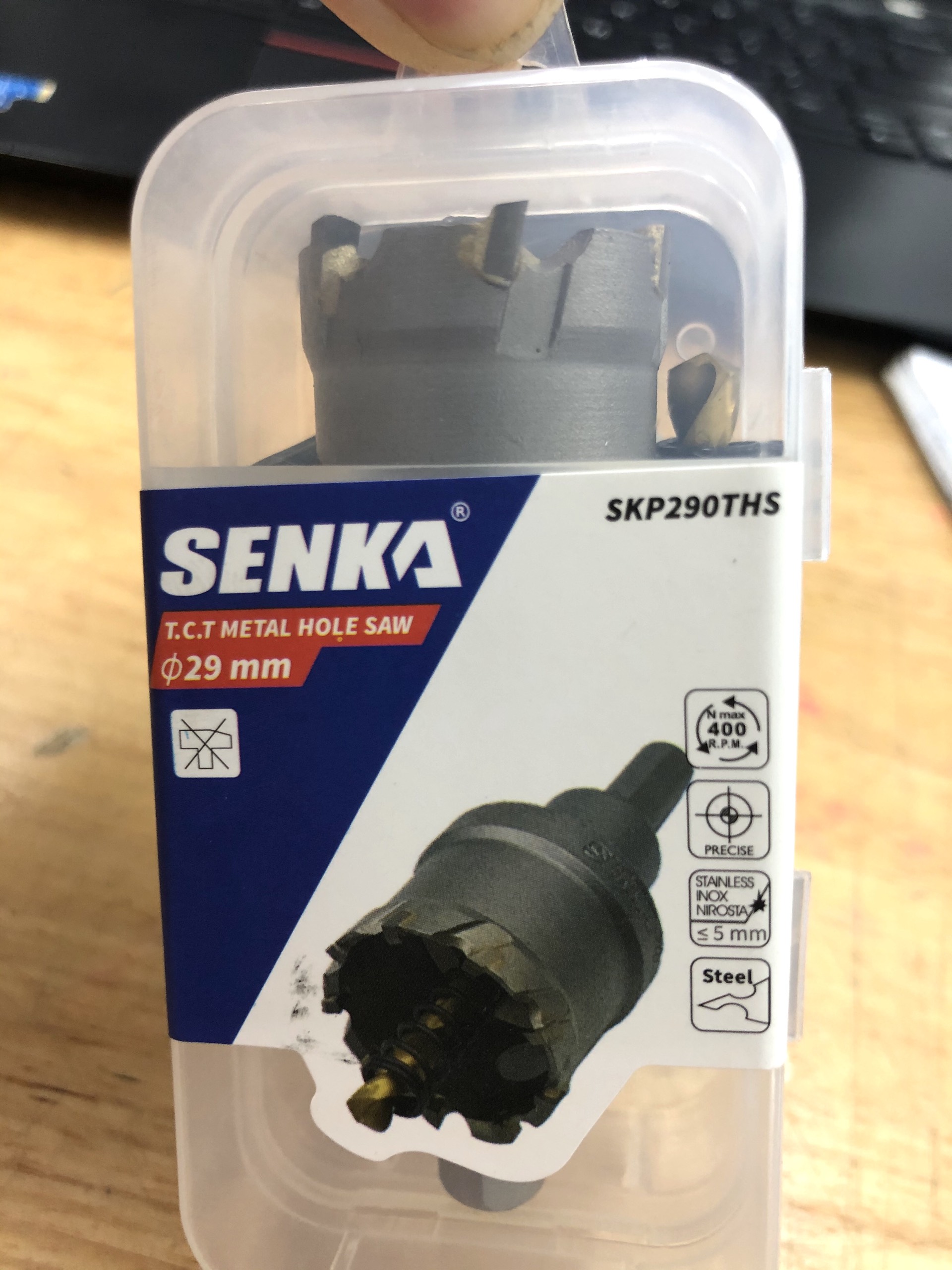Mũi khoét sắt, kim loại, mũi khoan lỗ kim loại, mũi khoét inox SENKA