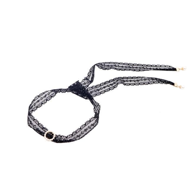 Vòng cổ ren đính hạt xinh - choker ren phong cách hàn