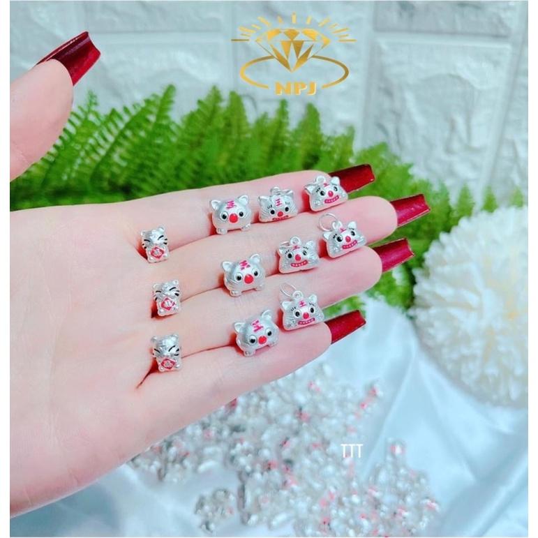 Con giáp hổ mix vòng bạc ta ,sll giá rẻ-Bạc npj