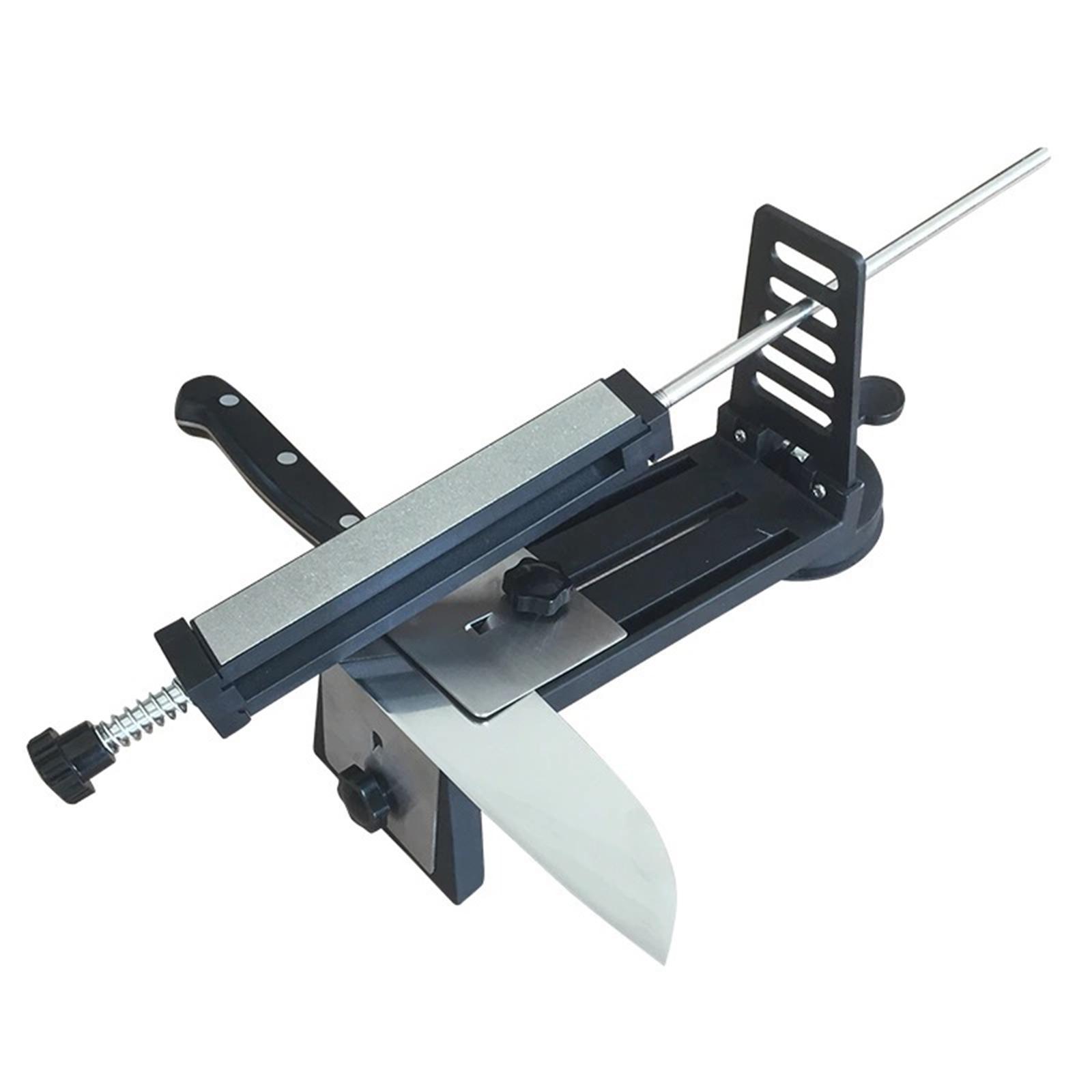 Manual Knives Sharpener W/ Sharpening Stone Multifunction for Various Knives