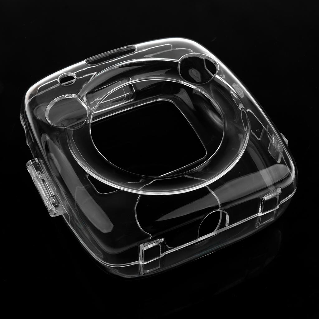 Clear Hard Case w/Shoulder Strap for Instax Square SQ10 Camera
