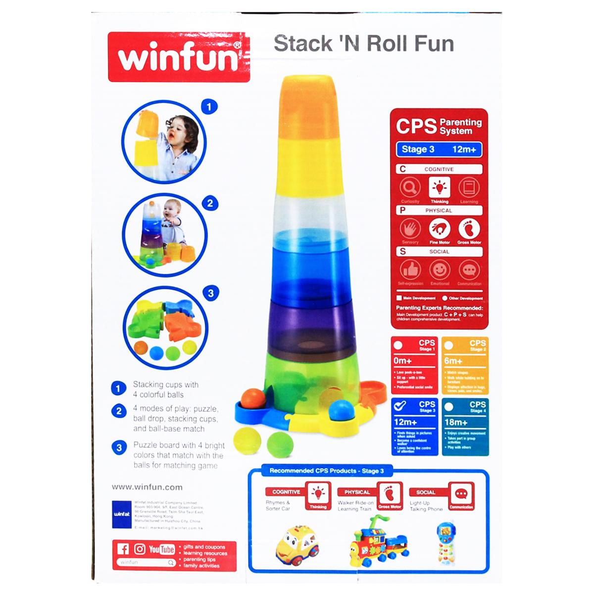 Đồ Chơi Xếp Chồng Cốc Và Bóng Vui Nhộn - Winfun 000737