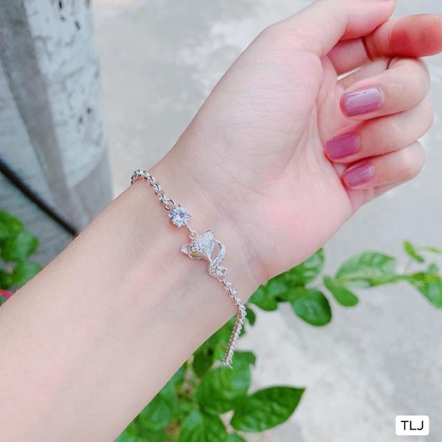 LẮC TAY HỒ LY BẠC TA CAO CẤP 925