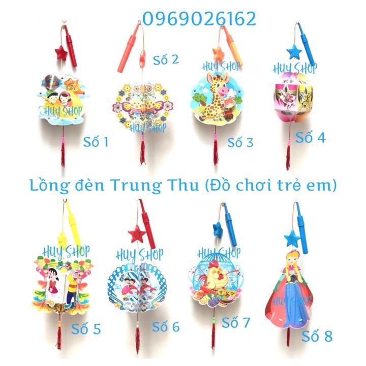 LỒNG ĐÈN TRUNG THU MÔ HÌNH ĐỦ KIỂU 01-08 (ĐỒ CHƠI TRẺ EM)