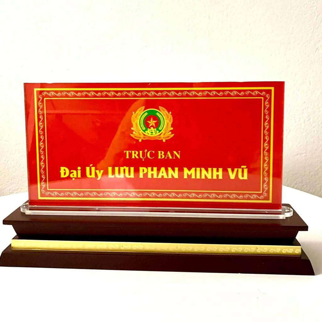 Bảng Tên Chức Danh Gỗ