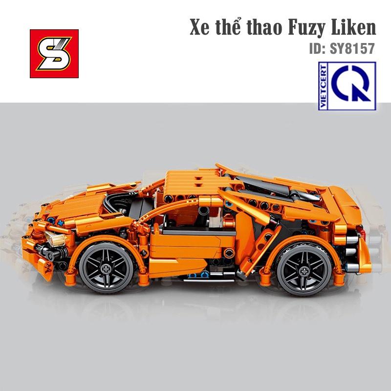 Đồ chơi lắp ráp Xe thể thao Fuzy Liken - SY BLOCK SY8157 _ 469 chi tiết