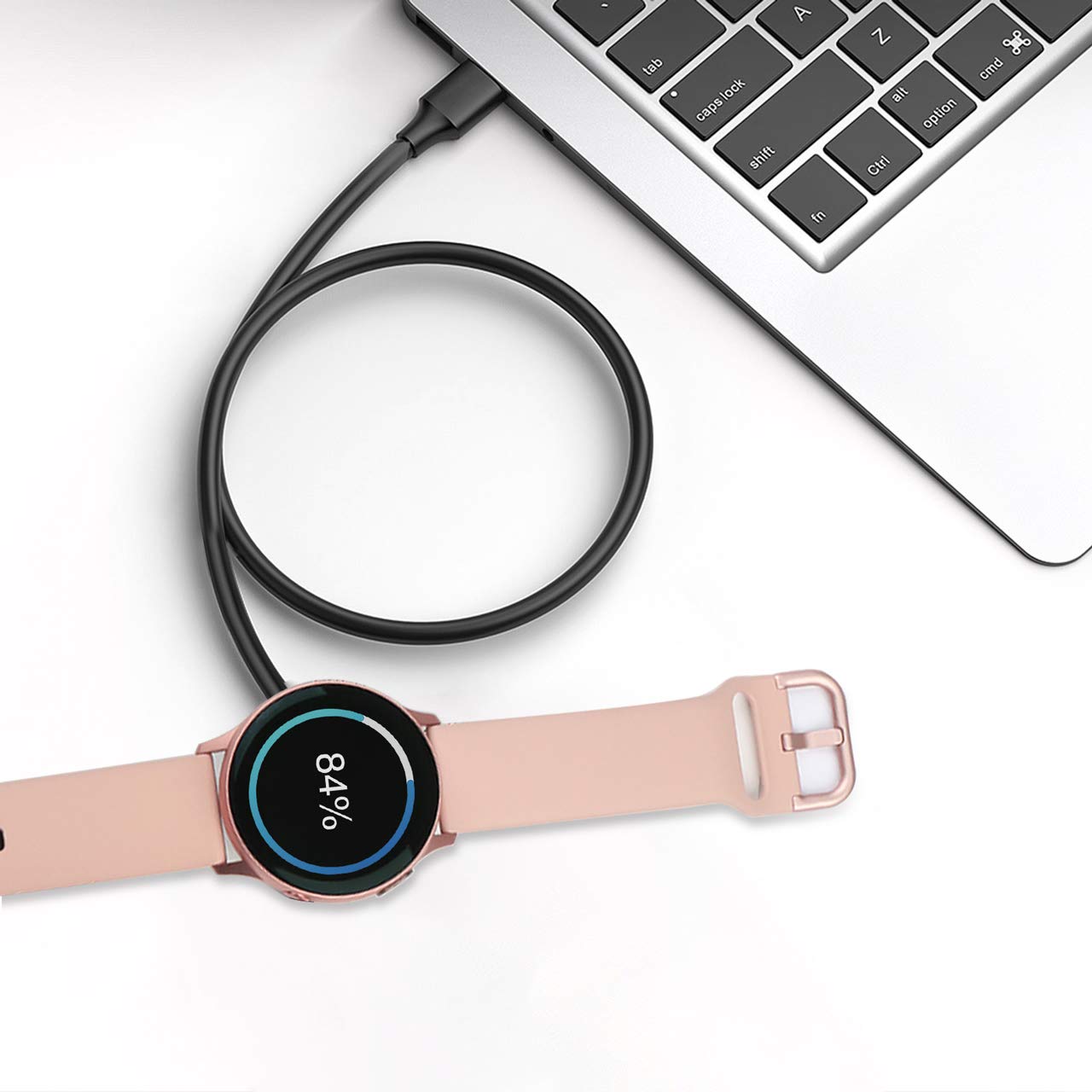 Cáp Sạc Đế Sạc cho Samsung Galaxy Watch 3/4/4Classic/5/5Pro/6/6Classic/7/Ultra &amp; Galaxy Watch Active 1/2- Hàng Chính Hãng