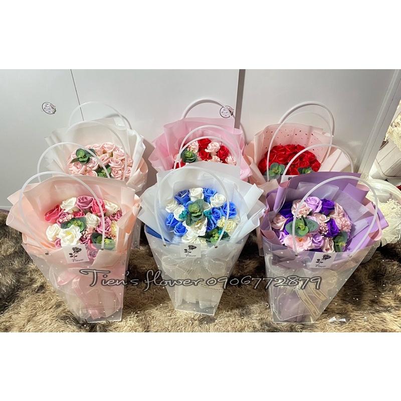 Bó hoa sáp mix cao cấp 20 bông