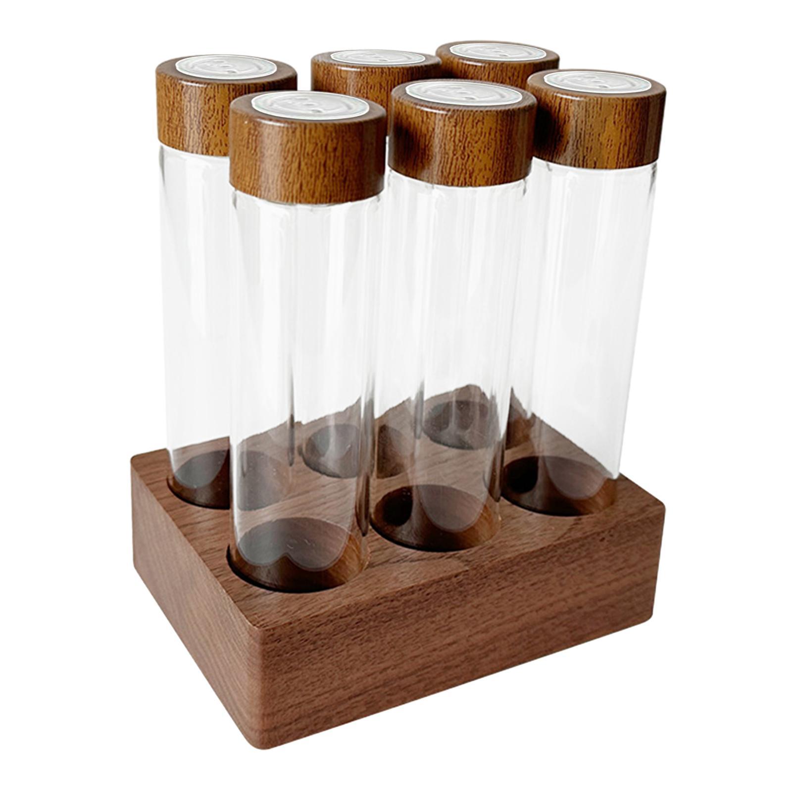 Coffee Bean Jar Single Dosing Coffee Bean Storage Tubes for Retail Coffee Shop