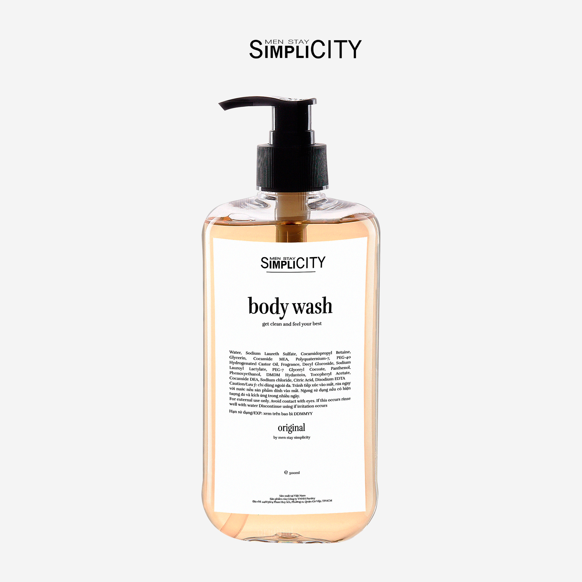 Sữa tắm tinh dầu cho nam Men Stay Simplicity Body Wash