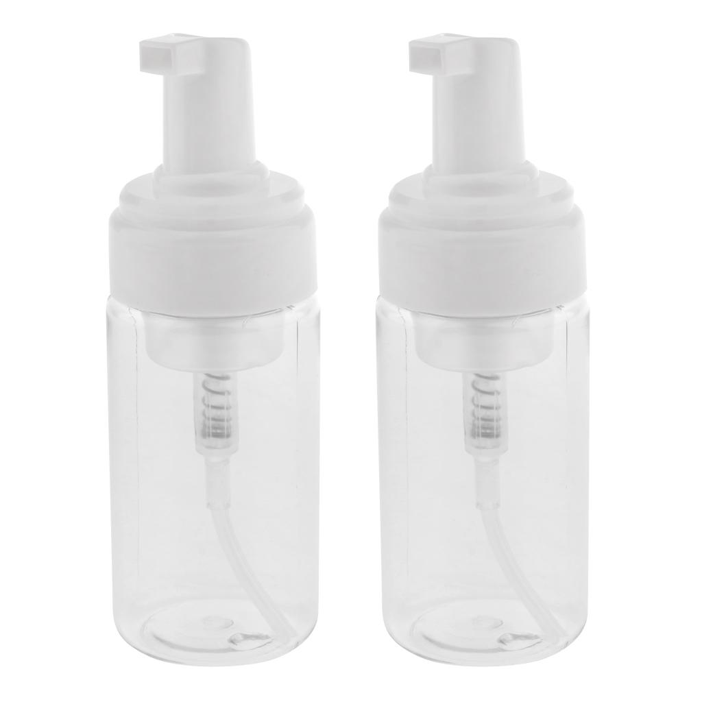 2x Chai Có Thể Bơm Lại Chai Nước Nóng Bọt Chất Lỏng Bơm Bọt Xà Phòng Chai 100ml