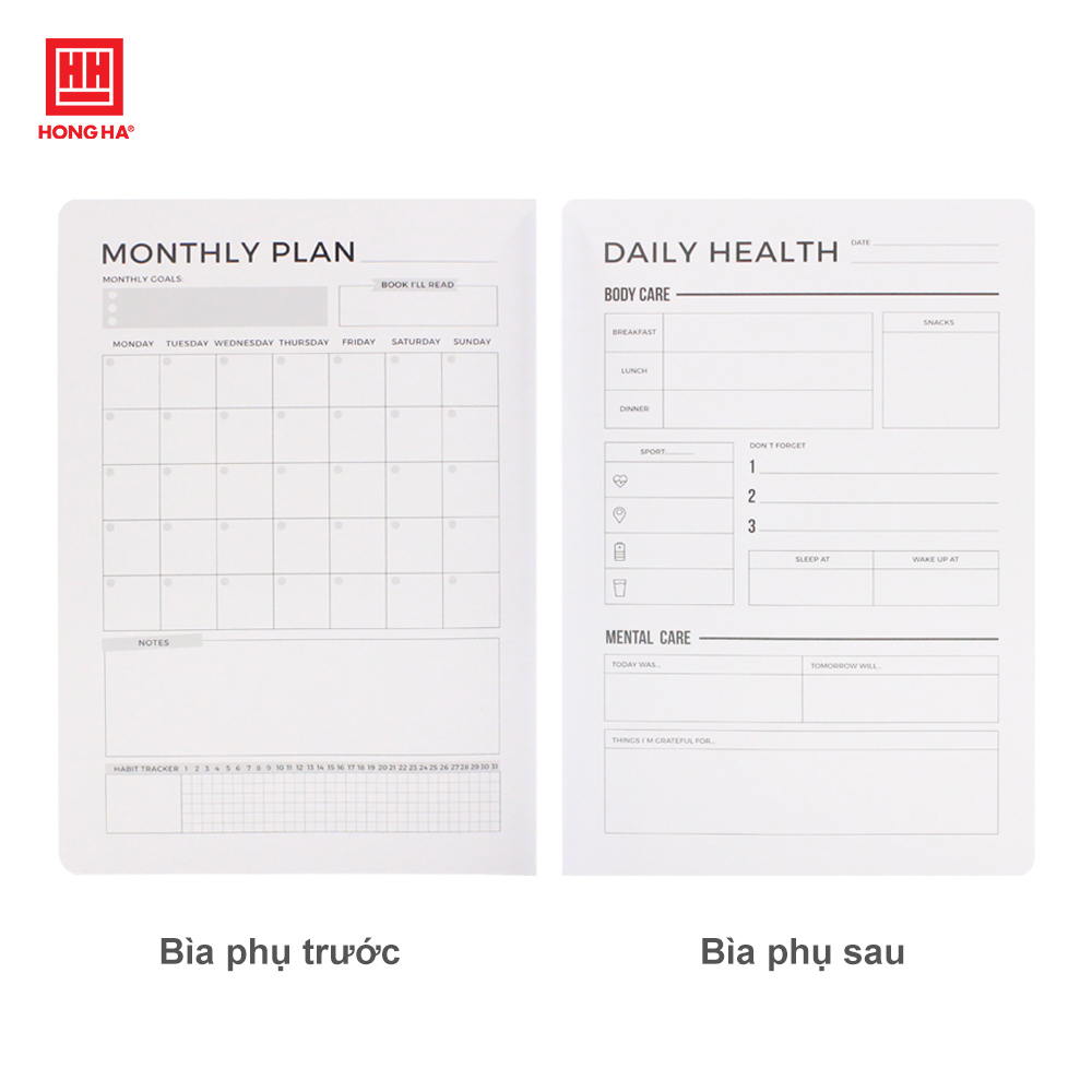 Sổ bìa bồi A4 360 trang Subject Hồng Hà - 4589