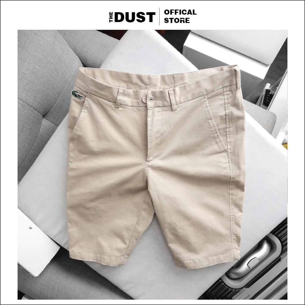 Quần short đùi kaki nam cao cấp, chất vải kaki xuất xịn dày dặn, form slim fit, co giãn nhẹ LCT KC - THE DUST