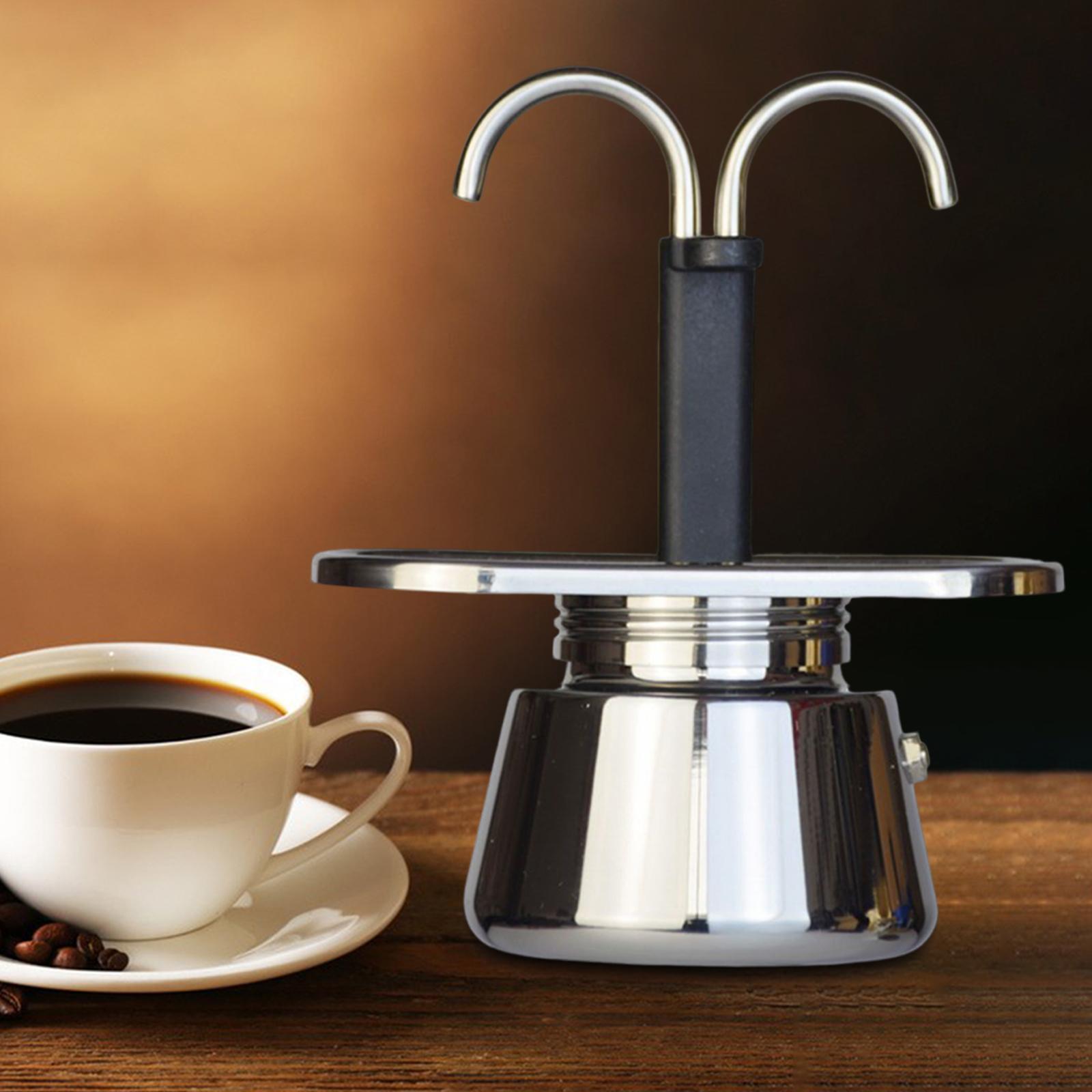 100ml Stovetop Espresso Maker Stovetop Kettle for Household Kitchen Office