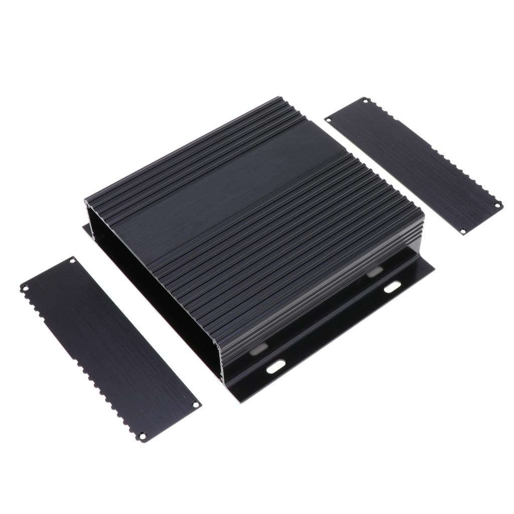 Vỏ Nhôm, Vỏ Hộp điện Tử Màu đen Vỏ PCB DIY
