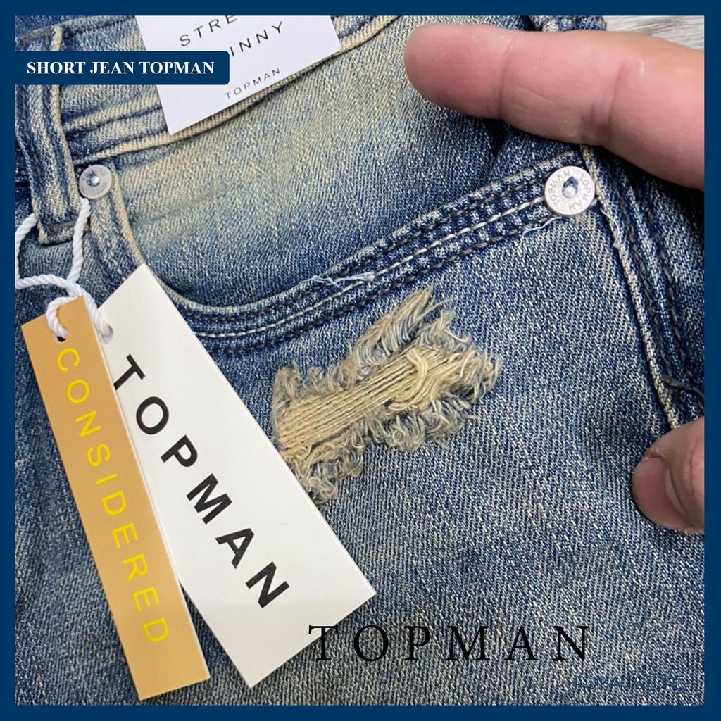 QUẦN SHORT JEAN &quot; CHÍNH HIỆU XUẤT DƯ TOPMAN&quot; / SHORT HÀNG HIỆU SIÊU ĐẸP GAM MÀU WASH NEW WED