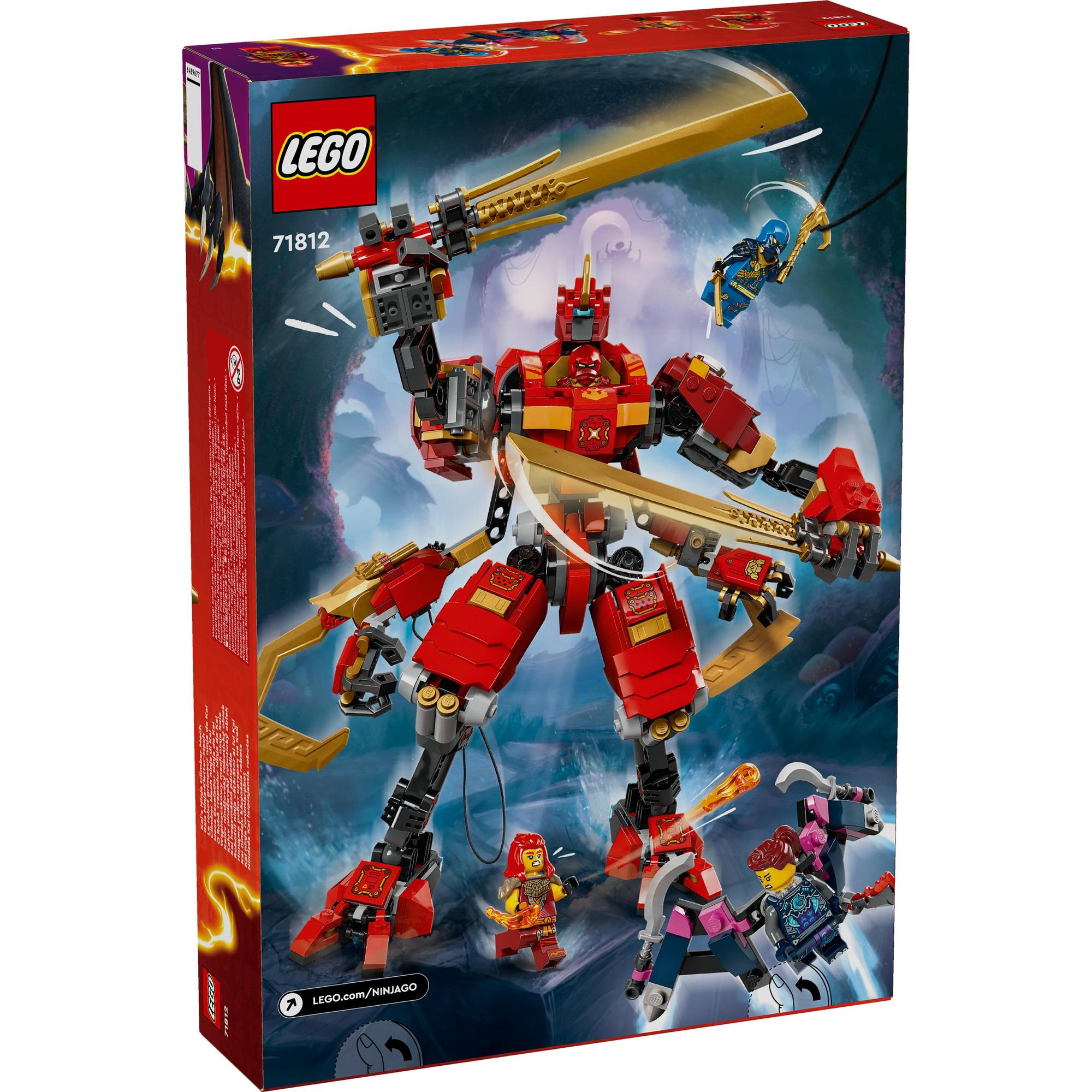 LEGO NINJAGO 71812 Đồ chơi lắp ráp Chiến giáp vượt địa hình dành cho Kai (623 Chi Tiết)